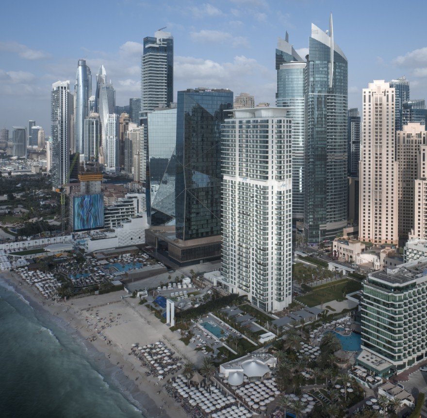Homes and landscaping in La Vie, Dubai